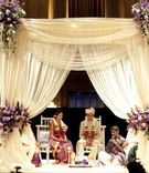 Indian Hindu Ceremony
Photography: Mel Barlow %26 Co.
Read More:
http://www.insideweddings.com/weddings/reshma-shetty-and-deep-katdare/377/ Indian Hindu wedding ceremony with a white mandap and purple flowers