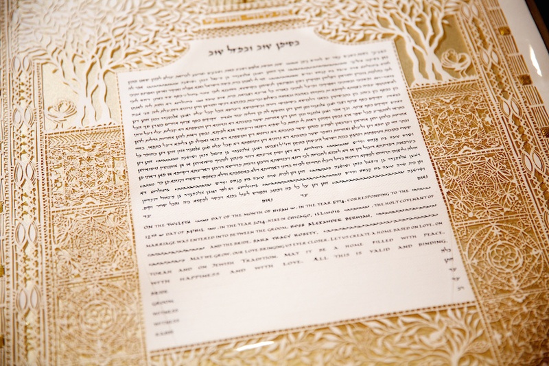 Ornate Papercut Ketubah
Photography: Bob %26 Dawn Davis Photography
Read More:
http://www.insideweddings.com/weddings/glamorous-ivory-blush-spring-wedding-at-a-private-club-in-chicago/685/ Delicate papercut ketubah for a traditional Jewish wedding