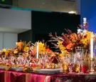 Floral Arrangements in Warm Colors