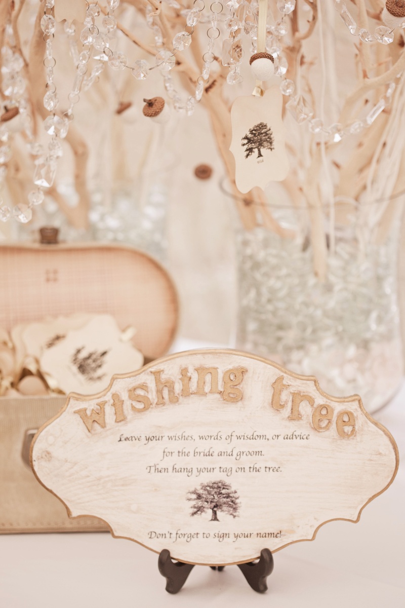 Wishing Tree
Photography: Jana Williams Photography
Read More:
http://www.insideweddings.com/weddings/ivory-gold-blush-lakefront-new-hampshire-wedding/412/ Keri Lynn Pratt wedding wishing tree guest book alternative