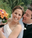 Happy Couple with Bouquet
Photography: Scott A. Nelson Photography
Read More:
http://www.insideweddings.com/weddings/colorful-seaside-wedding-in-southern-california/16/ Bride and groom hold tropical bouquet