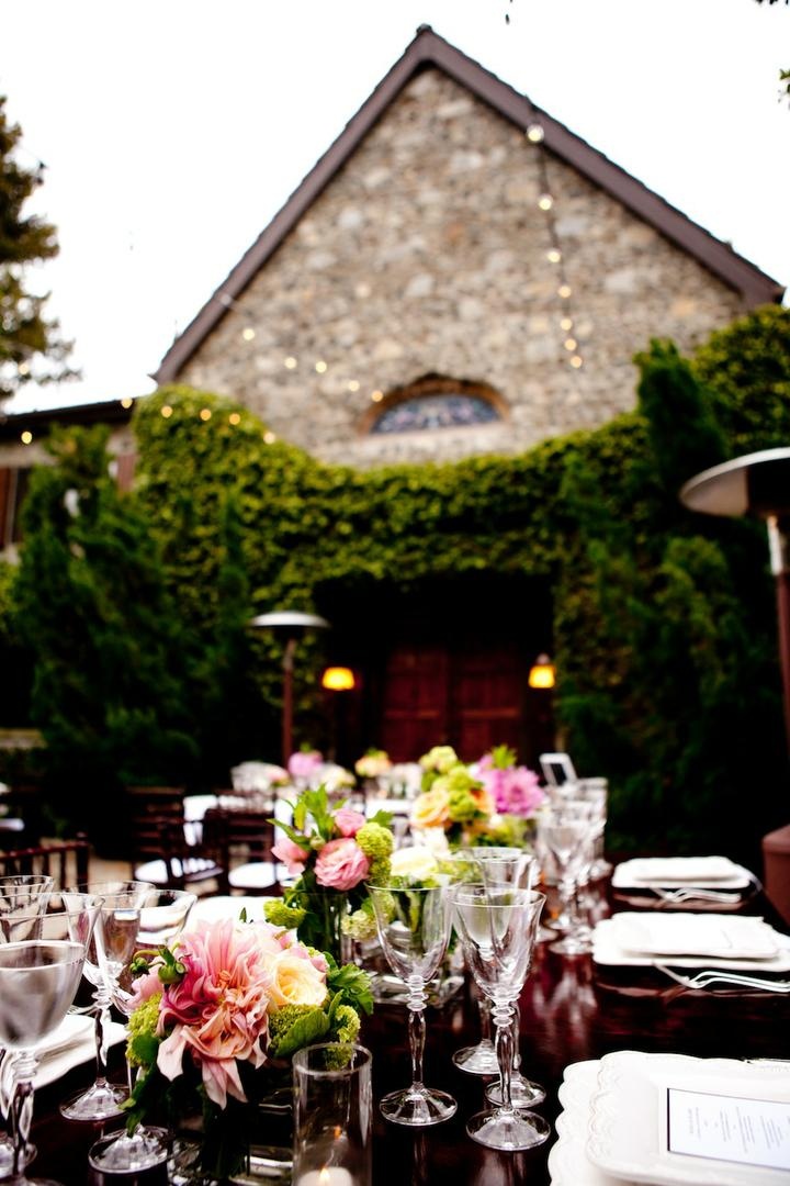 Romantic Garden Wedding
Photography: Docuvitae
Read More:
http://www.insideweddings.com/weddings/canadian-american-wedding-in-malibu-california/393/ Estate wedding tablescape with pink and green flowers