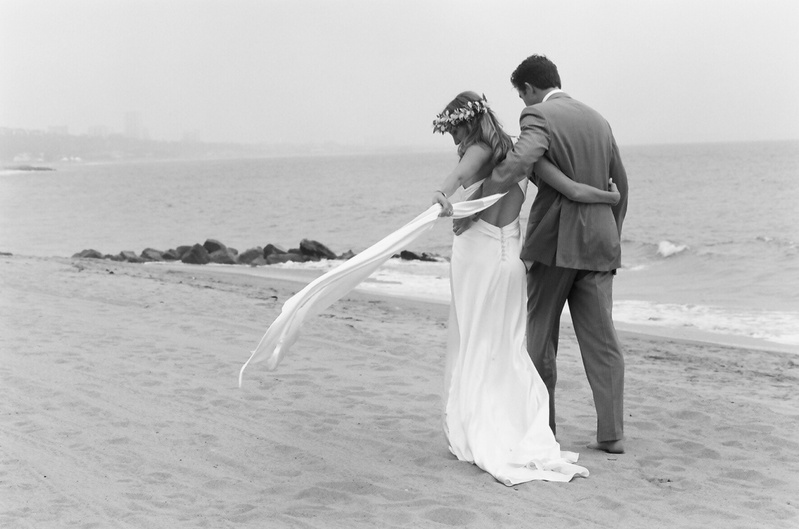 Beach Wedding Couple
Photography: frame.thirty.six photography
Read More:
http://www.insideweddings.com/weddings/tropical-inspired-spring-wedding-at-the-bel-air-bay-club/236/ Black and white photo of bride and groom walking on beach