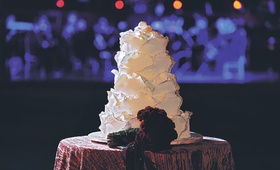 Wedding Cake
Photography: Imely Photography
Read More:
http://www.insideweddings.com/weddings/jewish-wedding-at-the-john-and-mable-ringling-museum-of-art/174/ Wedding cake in the shape of gold-tipped rose petals