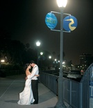 Bride and Groom
Photography: Kavan Photographic Art
Read More:
http://www.insideweddings.com/weddings/bridesmaid-dress-designer-jenny-yoos-sisters-california-wedding/114/ Bride and groom embrace at the marina at night.