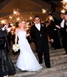 Newlyweds Sparkler Exit
Photography: Kristin Spencer Photography
Read More:
http://www.insideweddings.com/weddings/producer-hilary-lefebvres-nature-inspired-wedding-in-beaver-creek/229/ newlyweds pass through guests holding sparklers