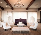 Ballroom Lounge Area, Plush Furniture