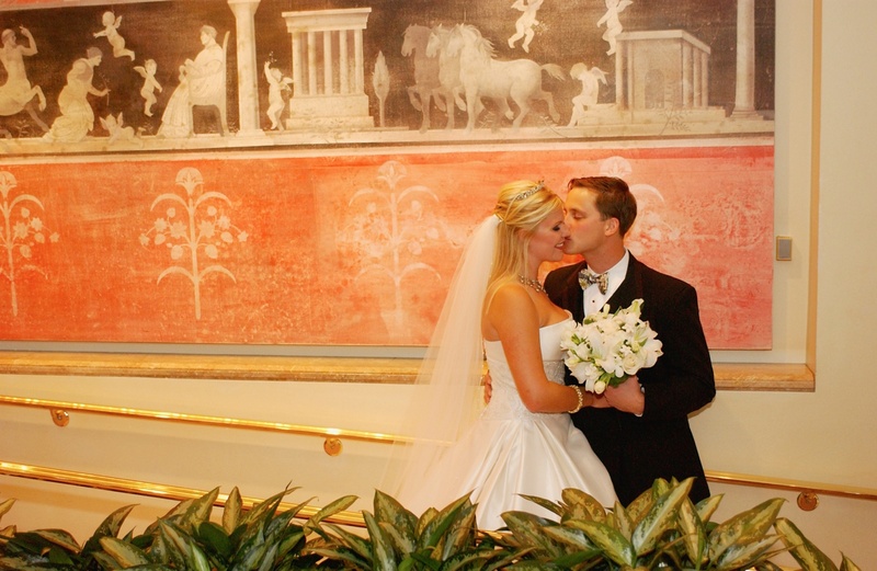 Bride and Groom Kiss
Photography: Barber Photography
Read More:
http://www.insideweddings.com/weddings/bride-wears-custom-wedding-gown-at-the-resort-at-pelican-hill/66/ Strapless ball gown with groom in tux