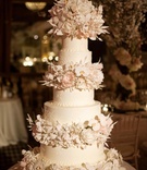 Sugar Flower Cake
Photography: Michael Falco for Christian Oth Studio
Read More:
http://www.insideweddings.com/weddings/formal-manhattan-wedding-with-opulent-ballroom-decor/517/ Elegant wedding cake with sugar orchids and peonies