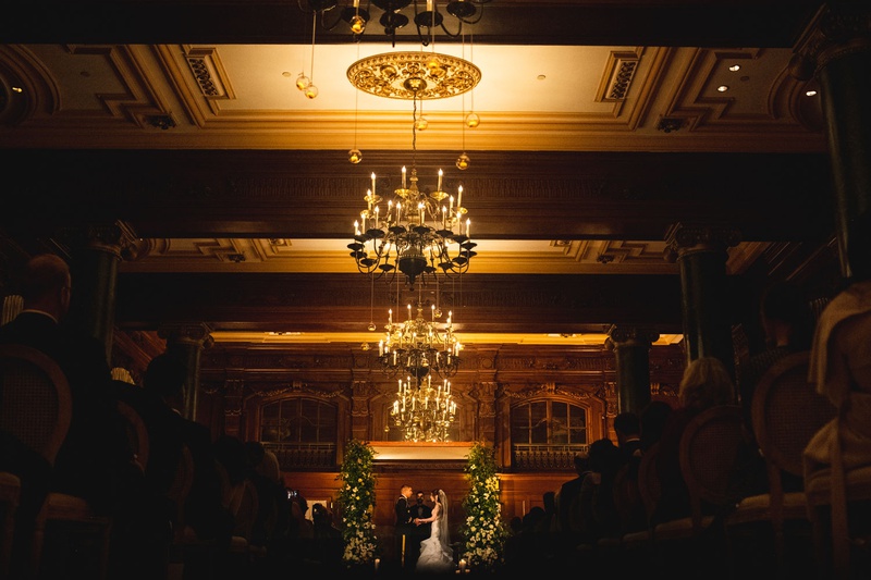 Chandeliers at Washington, DC Ceremony
Photography: Mantas Kubilinskas Photography
Read More:
http://www.insideweddings.com/weddings/sophisticated-ceremony-ballroom-reception-in-washington-dc/1296/ wedding ceremony at the willard in washington dc chandelier wood paneling ceiling greenery chuppah