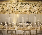 Tall White Reception Centerpieces