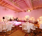 Blush Lighting in Ballroom