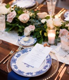 Blue %26 White China on Wood Table
Photography: Averyhouse
Read More:
http://www.insideweddings.com/weddings/chic-summer-wedding-at-a-natural-history-museum-in-chicago/1361/ wedding reception tablescape wood table runner pink flowers greenery blue white chinoiserie china