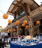 Alfresco Modern Reception
Photography: Zuma Photo
Read More:
http://www.insideweddings.com/weddings/modern-outdoor-wedding-in-park-city-utah/420/ Mountain lodge wedding venue with orange paper lanterns