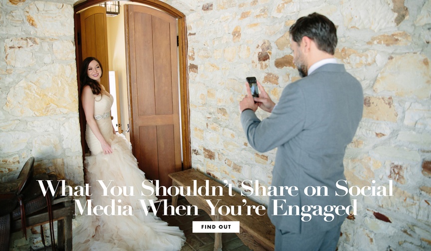Wedding Planning Details Not to Share on Social Media
Article: Wedding Planning Details Not to Share on Social Media
Photography: Karlisch Photography
Read More:
http://www.insideweddings.com/news/planning-design/wedding-planning-details-not-to-share-on-social-media/3552/ What not to share on social media when you are engaged