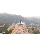 Couple Portrait with Gorgeous Mountain View