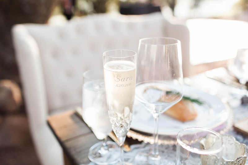 Personalized Champagne Flutes
Photography: Katie Shuler Photography
Read More:
http://www.insideweddings.com/weddings/rustic-chic-outdoor-wedding-at-a-winery-in-northern-california/945/ personalized champagne flutes bride crystal gifts sweet