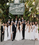 Wedding Party at Beverly Hills Hotel
Photography: James Moes
Read More:
http://www.insideweddings.com/weddings/outdoor-fall-ceremony-luxe-ballroom-reception-in-beverly-hills/1214/ wedding party bridesmaids in white bridesmaid dresses groomsmen in tuxedos bow ties beverly hills