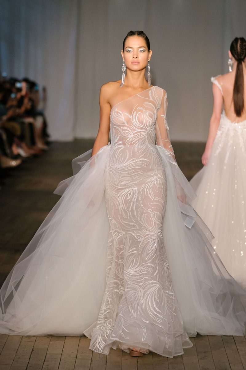 Summer Wedding Dresses with One Shoulder