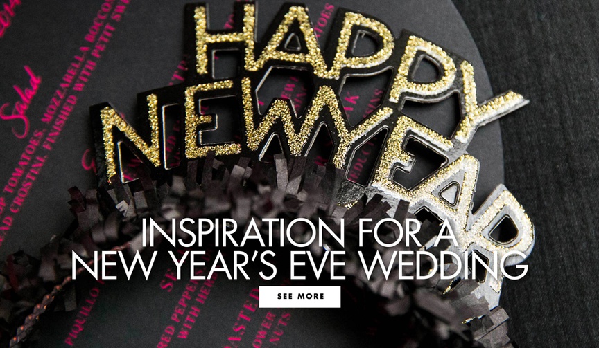 Gather inspiration for your New Year's Eve wedding or party!