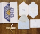 Pastel Pink, Blue & Purple Invitation Suite
