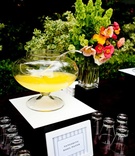 Flavored Water Station
Photography: Docuvitae
Read More:
http://www.insideweddings.com/weddings/canadian-american-wedding-in-malibu-california/393/ Tangerine Basil Water at summer wedding reception