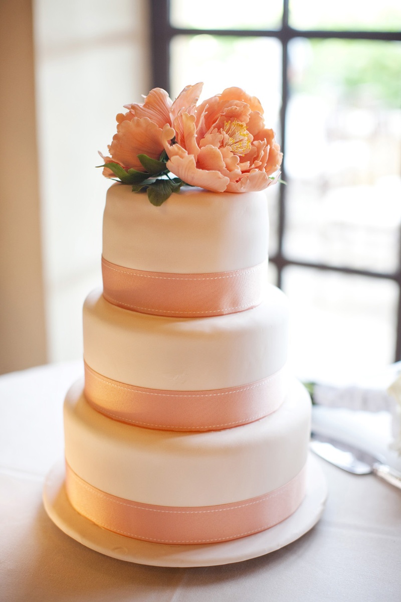 Cakes Desserts Photos Pink Ribbon Cake Inside Weddings