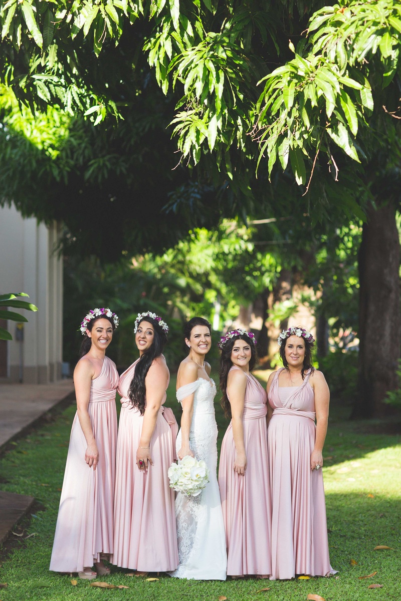 Hawaiian Bridesmaid Dresses