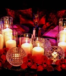 Sweetheart Table Candles
Photography: Jai Girard Photography
Read More:
http://www.insideweddings.com/weddings/incredible-indian-wedding-celebration-in-chicago-illinois/516/ Crystal votive candle holders and orchids