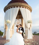 Newlyweds Kiss Under Dome
Photography: Duke Photography
Read More:
http://www.insideweddings.com/weddings/persian-american-wedding-with-mirror-detailing-in-newport-beach-ca/862/ newlyweds kiss under dome pelican hill resort newport beach california pnina tornai dress drapery