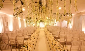 Crystal Garden Ceremony
Photography: Jay Lawrence Goldman Photography
Read More:
http://www.insideweddings.com/weddings/glamorous-winter-wedding-in-beverly-hills-california/413/ Winter wonderland wedding ceremony indoors