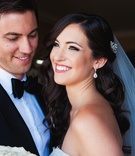 Los Angeles Couple
Photography: Callaway Gable
Read More:
http://www.insideweddings.com/weddings/sunset-ceremony-neutral-toned-ballroom-reception-in-beverly-hills/578/ Bride with long hair and groom in tuxedo