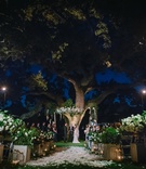 Alfresco Ceremony at Night
Photography: Amy %26 Stuart Photography
Read More:
http://www.insideweddings.com/weddings/outdoor-jewish-ceremony-with-white-green-color-palette-in-ojai/1049/ jewish wedding at night after sunset, outdoor nighttime wedding ceremony