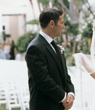 Bride and Groom at Outdoor Ceremony
Photography: Dalal Photography
Read More:
http://www.insideweddings.com/weddings/elegant-garden-wedding-in-beverly-hills-california/56/ Newlyweds portrait at Four Seasons Hotel