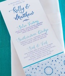 Kelly and Matthew Blue Tex-Mex Menu
Photography: Vue Photography
Read More:
http://www.insideweddings.com/weddings/detroit-lions-qb-matthew-staffords-southern-style-rehearsal-dinner/739/ detriot lions quarterback matthew stafford rehearsal dinner decor kelly hall tex-mex blue menu