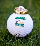 Rings on Golf Ball
Photography: Vallentyne Photography
Read More:
http://www.insideweddings.com/weddings/spring-wedding-at-the-lodge-at-torrey-pines/388/ Torrey Pines U.S. Open 2008 golf ball and jewelry