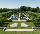 White Chairs Set Up at Oheka Castle