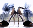 "Something Blue" Bow Shoes