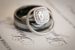 Photography: Michael Segal Photography
Read More:
http://www.insideweddings.com/inspiration/board/135/kchristy/sparkling-engagement-rings/ Cushion cut diamond engagement ring with double halo