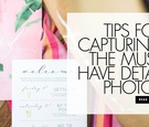 Must-Have Detail Shots
Article: Wedding-Day Photography: It's All in the Details
Photography: Vue Photography
Read More:
http://www.insideweddings.com/news/planning-design/wedding-day-photography-its-all-in-the-details/3904/ tips for capturing the must-have detail photos invitations and more