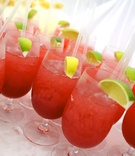Signature Cocktails
Photography: TripleCord Photography
Read More:
http://www.insideweddings.com/weddings/beachside-summer-wedding-at-the-montage-laguna-beach/287/ Red sangria with lemon or lime garnish