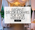 Wedding Drapery and Drapes
Article: How to Transform Your Wedding with Romantic Drapery
Photography: Callaway Gable
Read More:
http://www.insideweddings.com/news/planning-design/how-to-transform-your-wedding-with-romantic-drapery/2323/ elegant decor and drapes for your wedding ceremony and reception drapery