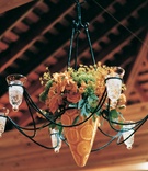 Fruit Chandeliers
Photography: Katherine Lasford
Read More:
http://www.insideweddings.com/weddings/victorian-theme-home-wedding-in-vancouver-british-columbia/119/ Chandelier with orange slices in base hanging from ceiling