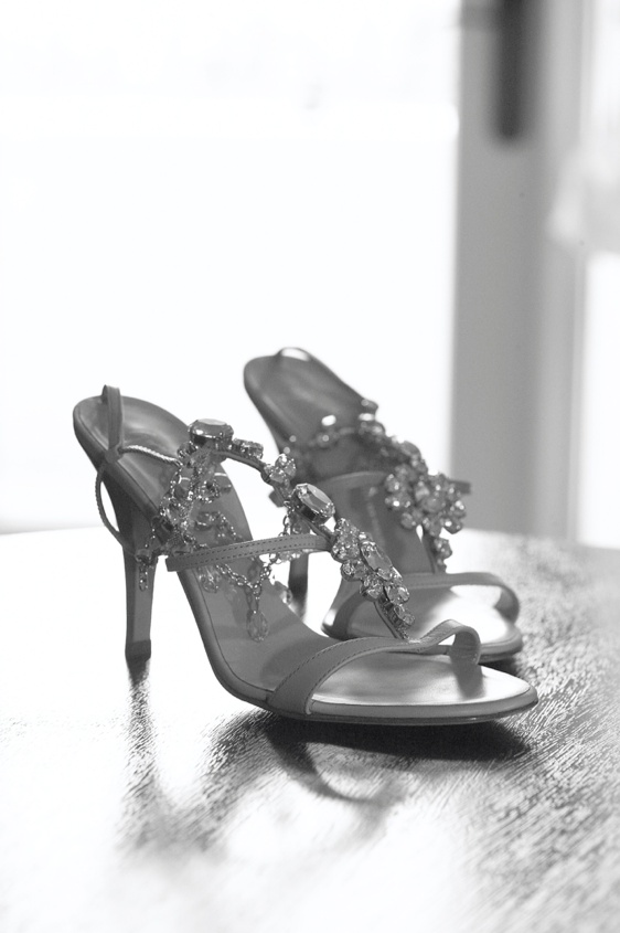 Sparkling Bridal Shoes
Photography: Tony Florez Photography
Read More:
http://www.insideweddings.com/weddings/dena-beber-and-reggie-arvizu/196/ Black and white photo of Giuseppe Zanotti heels