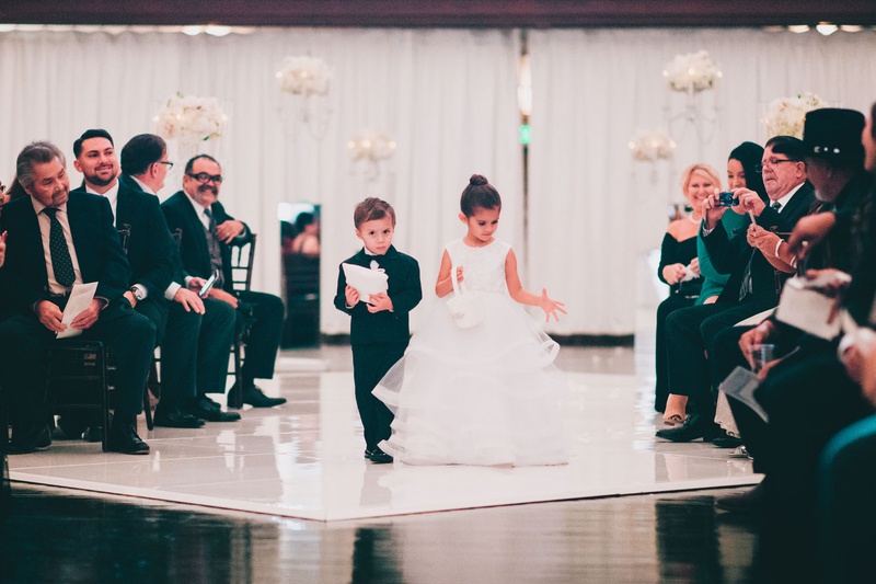 Formal Flower Girl %26 Ring Bearer
Photography: Jimmy Bui Photography
Read More:
http://www.insideweddings.com/weddings/elegant-edgy-wedding-inspired-by-disney-at-vibiana-in-downtown-la/1229/ vibiana wedding ceremony drapery white flowers ring bearer and flower girl formal attire