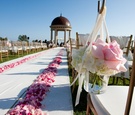 Pink and White Alfresco Ceremony