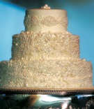 Pearl-Embellished Wedding Cake
Photography: Wirken Photography
Read More:
http://www.insideweddings.com/weddings/formal-new-years-eve-wedding-celebration-in-kansas-city-missouri/168/ Three layer cake with ivory pearls