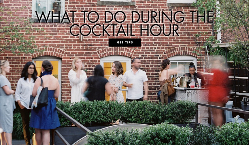 How to Keep Your Guests Entertained at Cocktail Hour
Article: How to Keep Your Guests Entertained at Cocktail Hour
Photography: Laura Gordon
Read More:
http://www.insideweddings.com/news/planning-design/how-to-keep-your-guests-entertained-at-cocktail-hour/4237/ what to do during cocktail hour how to keep your guests entertained