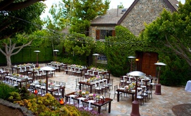 Private Malibu Venue
Photography: Docuvitae
Read More:
http://www.insideweddings.com/weddings/canadian-american-wedding-in-malibu-california/393/ Malibu Stone Manor outdoor wedding reception