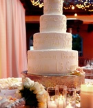 Elegant Memory Cake
Photography: Handeland Tesoro Photography
Read More:
http://www.insideweddings.com/weddings/elegant-outdoor-wedding-in-santa-barbara-california/387/ Wedding cake with icing of bride and groom's memories
